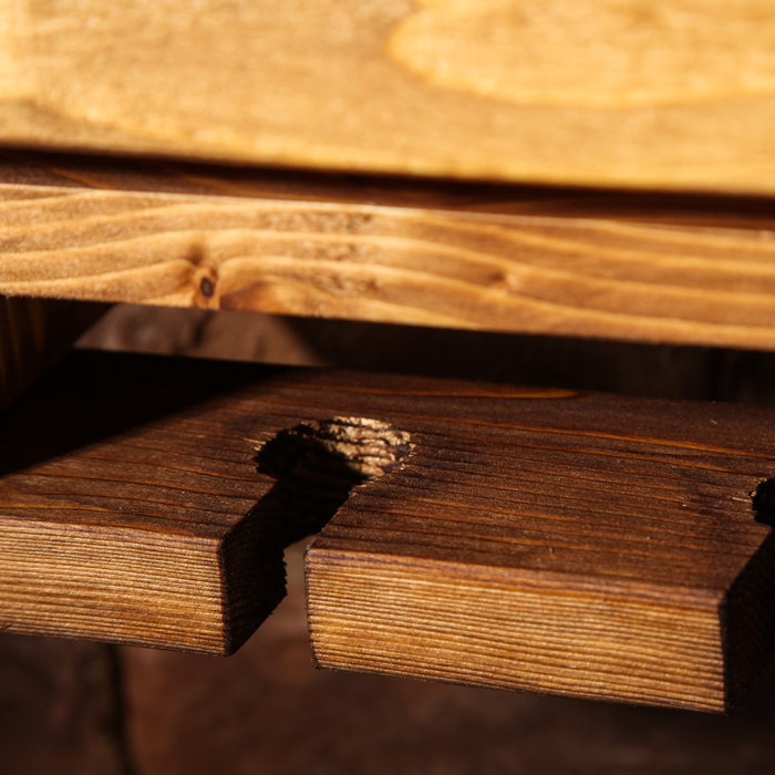 Полка барная "Венеция", массив сосны, 50 х 36 х 15 см