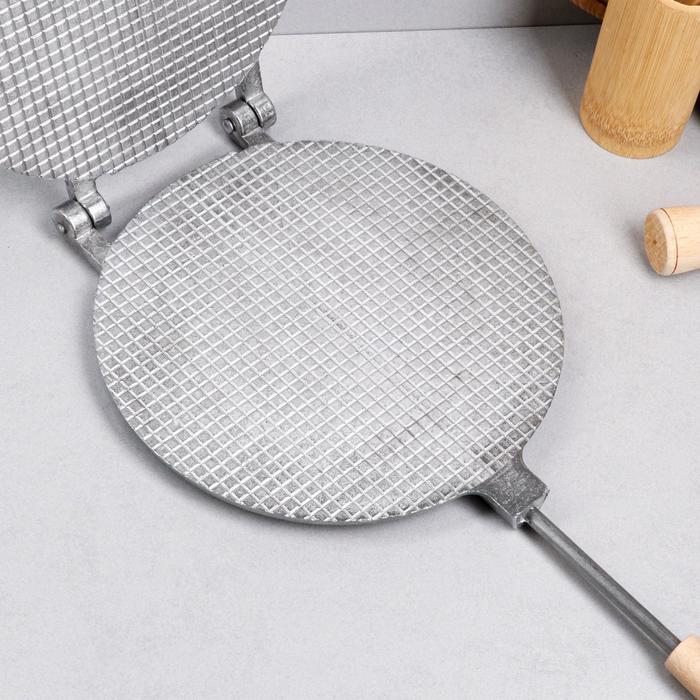 

Форма для выпечки вафель "Круглая", d-22 см, литой алюминий