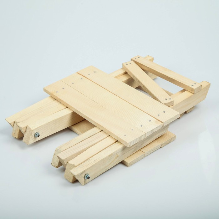 Стульчик деревянный, раскладной, 42 х 30 см