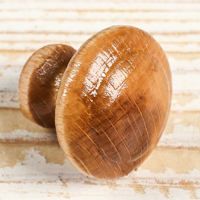 Ручка мебельная крашеная ,бежевая, 2 см