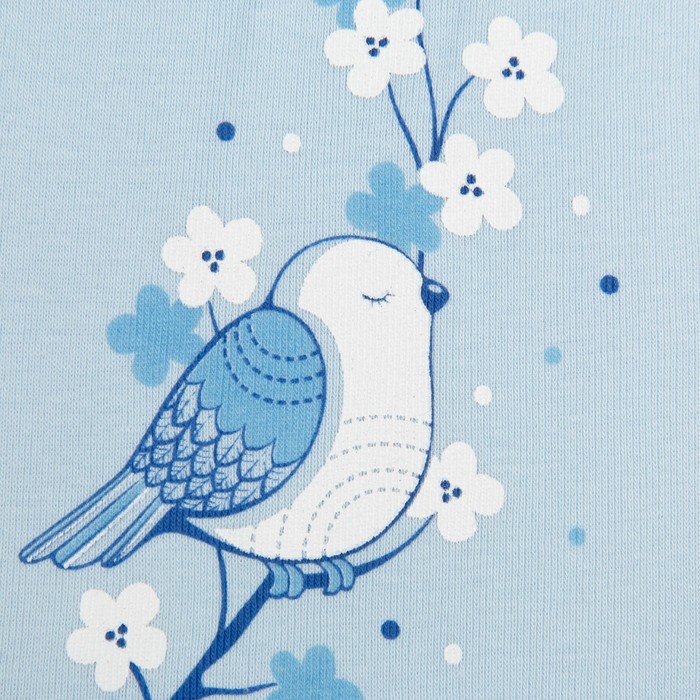 Майка для девочки, рост 92 см, цвет голубой