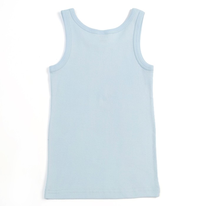 Майка для девочки, рост 92 см, цвет голубой