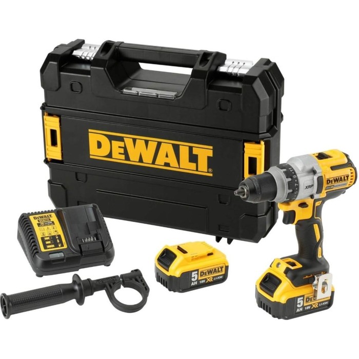 Ак. дрель-шуруповерт DeWalt DCD 991 P2, 18В, БЗП-13мм, 450/1300/2000об/мин, 80/42Нм, кейс