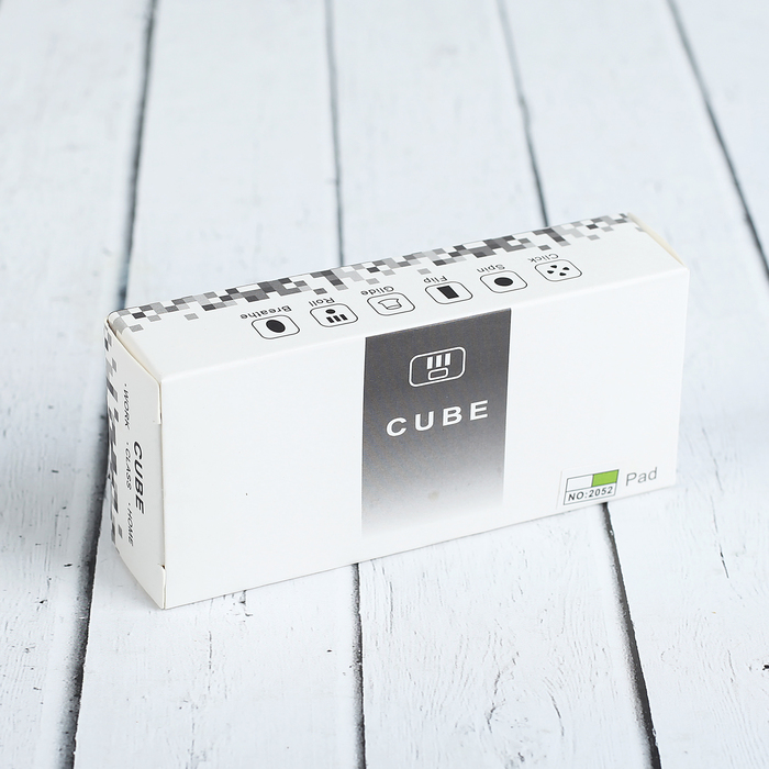 Джойстик-антистресс, зелёные кнопки, цвет белый