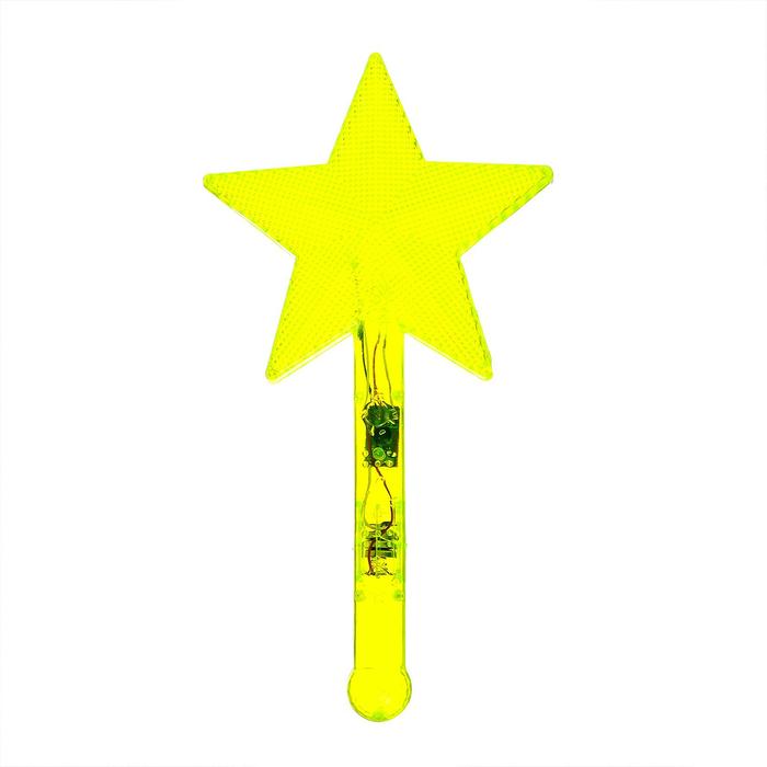 Палочка световая «Звезда», цвет жёлтый