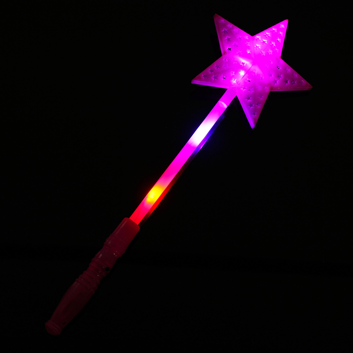 Палочка световая "Звёздочка", цвет розовый