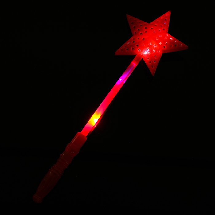 Палочка световая "Звёздочка", цвет красный