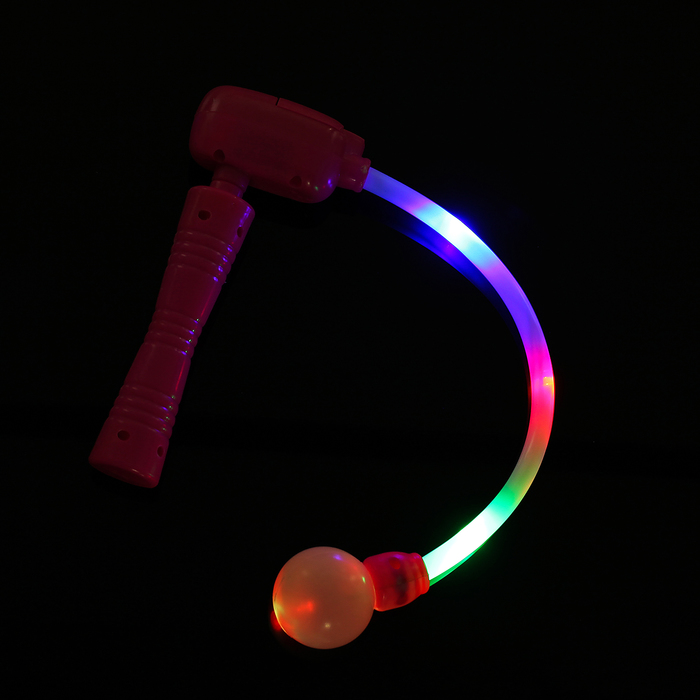 Палочка световая "Трещотка", цвет розовый