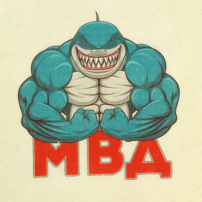 Банная шапка с термопечатью "МВД", первый сорт