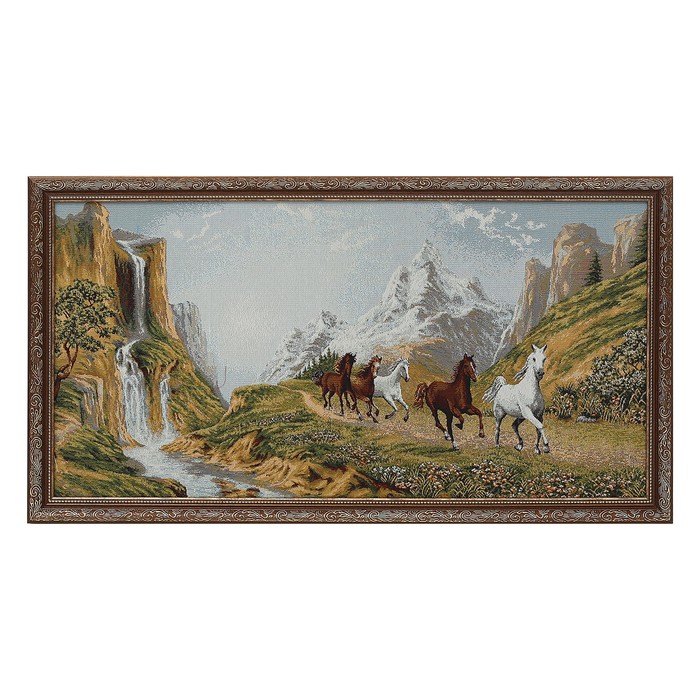 Гобеленовая картина "Быстрее ветра"