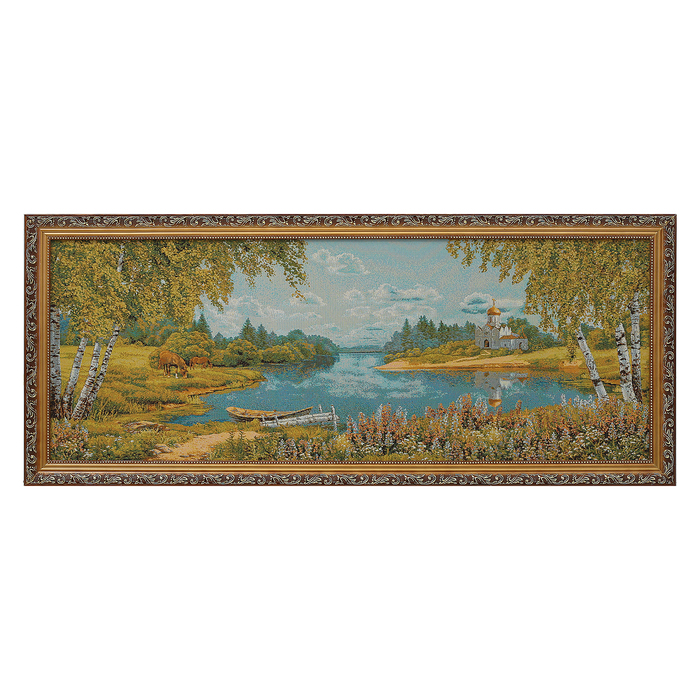 Гобеленовая картина "Тихая заводь"