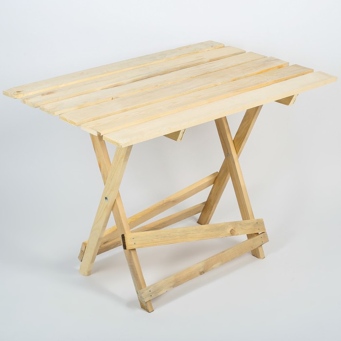 Столик деревянный, раскладной, 83 х 100 см, высота 75 см