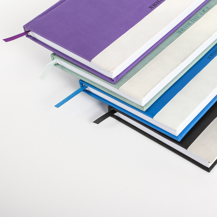 Ежедневник недат А5 120л кл,карта на форзаце,ляссе,обл пвх Стильный МИКС