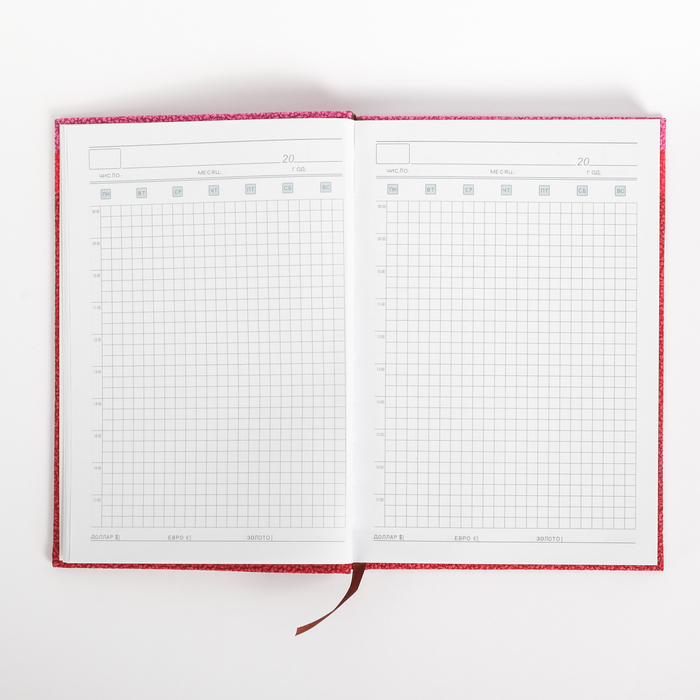 Ежедневник недат А5 120л кл,карта на форзаце,ляссе,обл пвх Текстура МИКС