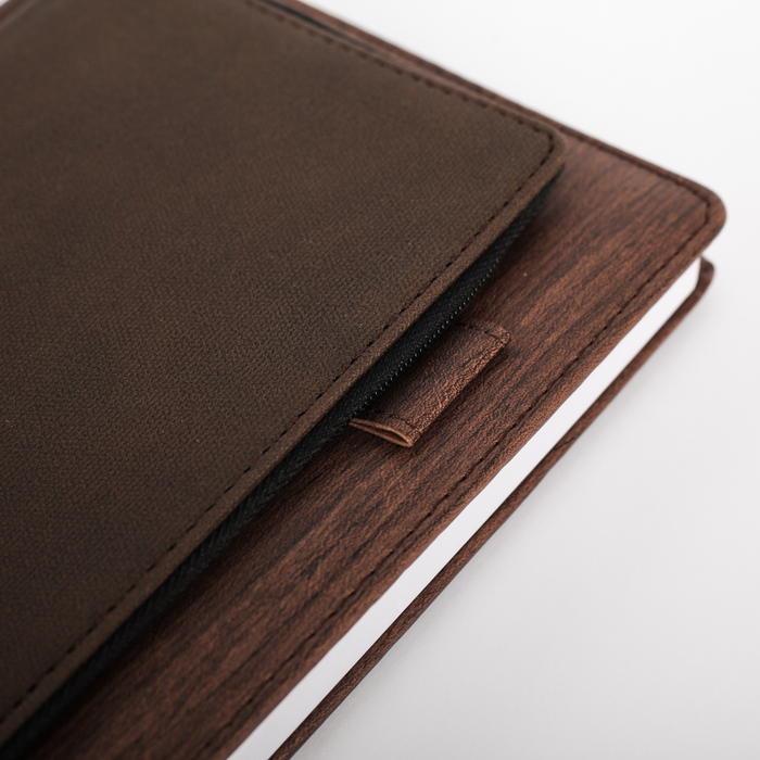 Ежедневник недатированный А5 120 листов, клетка, карта на форзаце, обложка пвх, Деловой МИКС