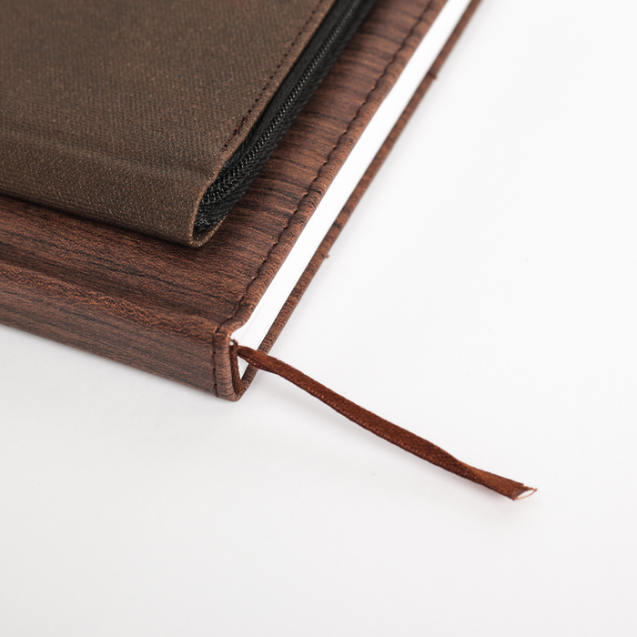 Ежедневник недатированный А5 120 листов, клетка, карта на форзаце, обложка пвх, Деловой МИКС