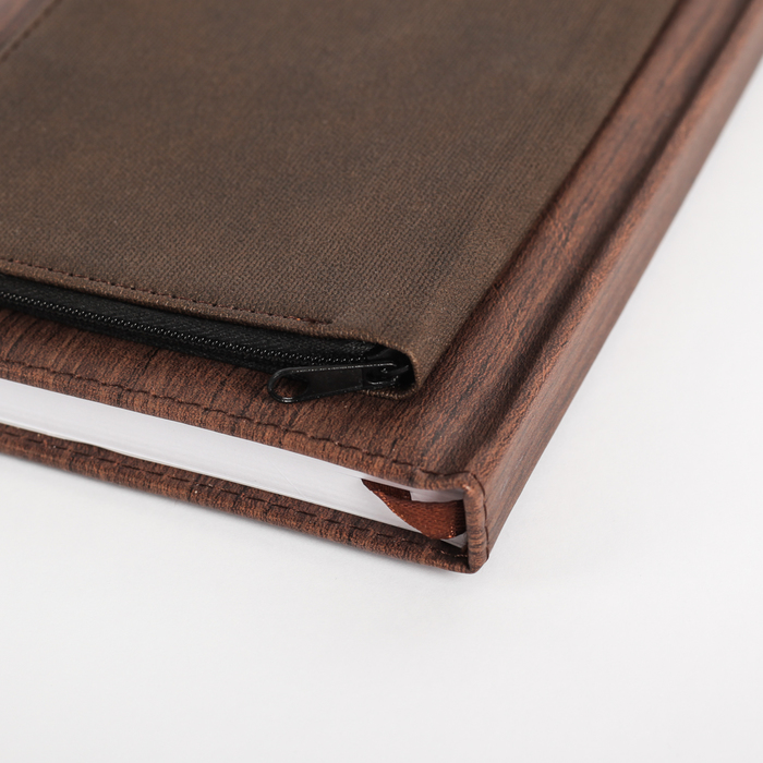 Ежедневник недатированный А5 120 листов, клетка, карта на форзаце, обложка пвх, Деловой МИКС