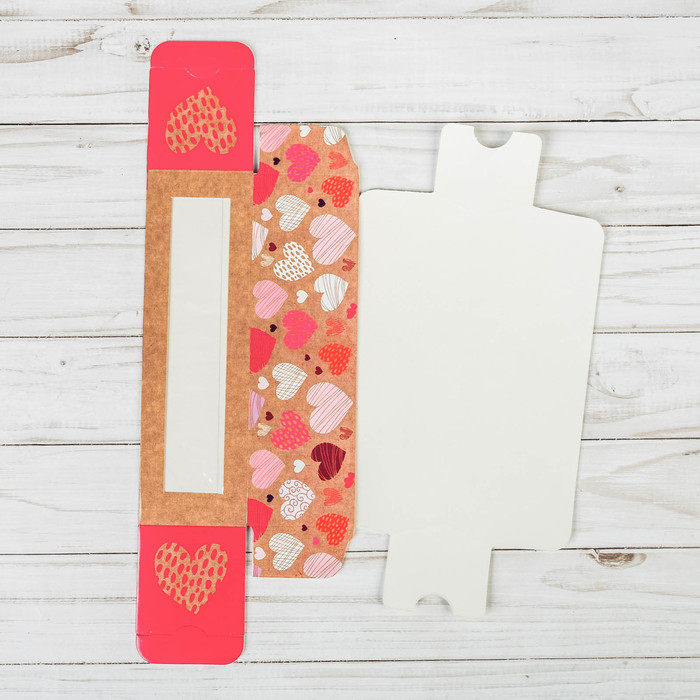 Коробочка для макарун «Моя тебе любовь», 18 х 5,5 х 5,5 см