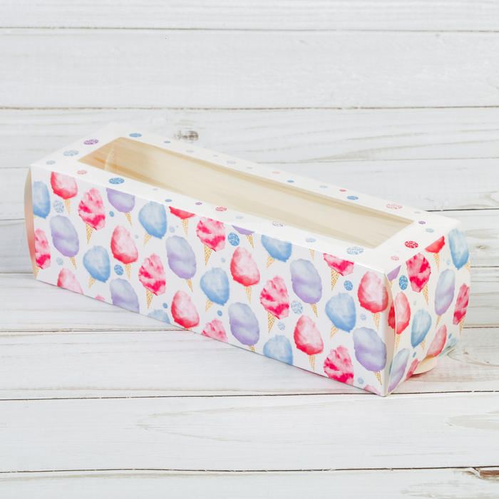 Коробочка для макарун «Сладость», 18 х 5,5 х 5,5 см