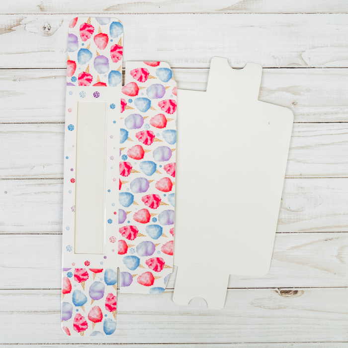 Коробочка для макарун «Сладость», 18 х 5,5 х 5,5 см