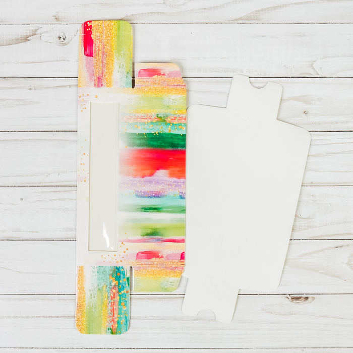 Коробочка для макарун «Для вкусного дня», 18 х 5,5 х 5,5 см