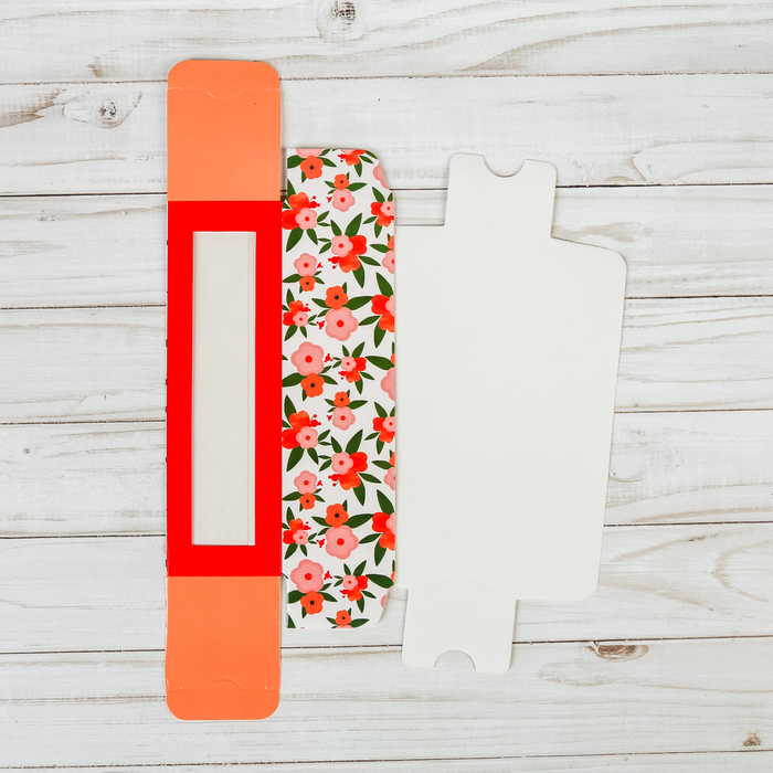 Коробочка для макарун «Вкусняшки с собой», 18 х 5,5 х 5,5 см