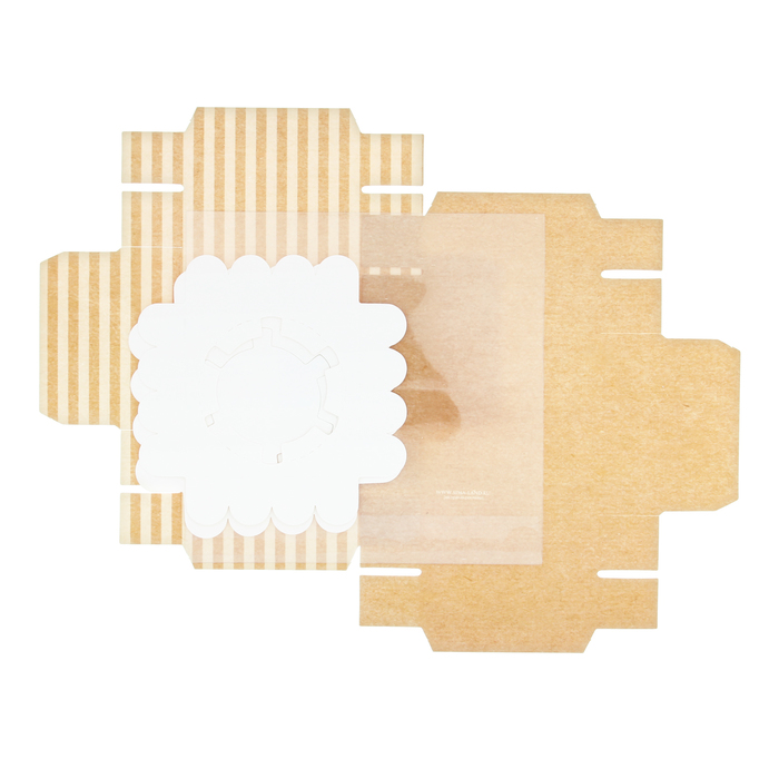 Коробка для капкейка «Моменты радости», 7,7 х 15 х 7,7 см