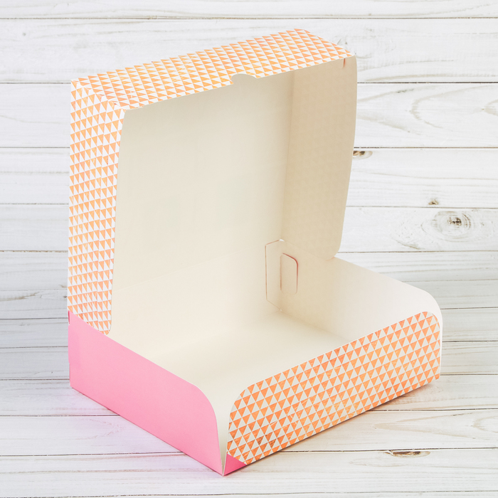 Коробочка для кондитерских изделий HAVE A HAPPY DAY, 17 х 20 х 6 см