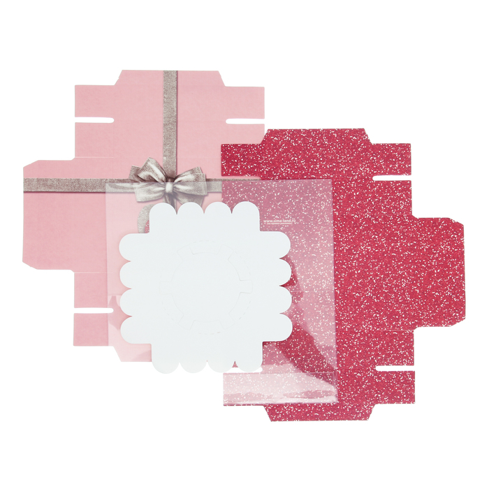 Коробка для капкейка «Великолепие вкуса», 7,7 х 15 х 7,7 см