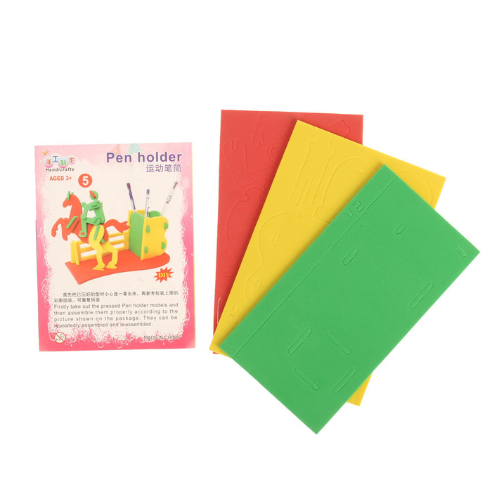 Набор для творчества, "Создай интерьерную карандашницу - конный спорт"