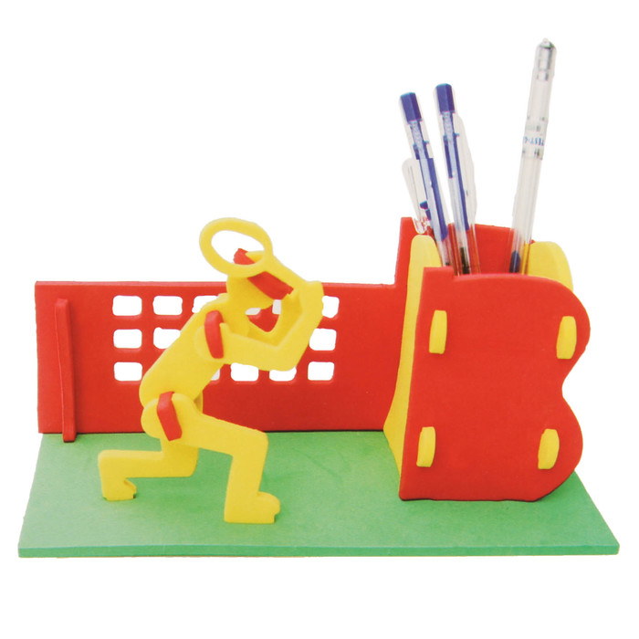 Набор для творчества, "Создай интерьерную карандашницу - теннисный спорт"