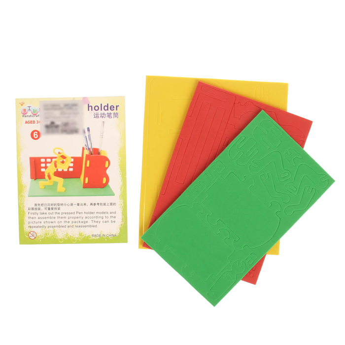 Набор для творчества, "Создай интерьерную карандашницу - теннисный спорт"