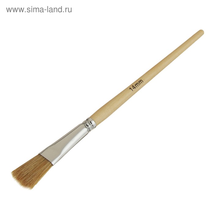 Кисть филеночная Remocolor, 14 мм, ручка дерево, натуральная щетина, 5 шт