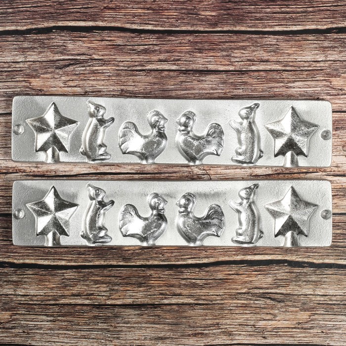 Форма для леденцов "Звери тип 1", без зажима