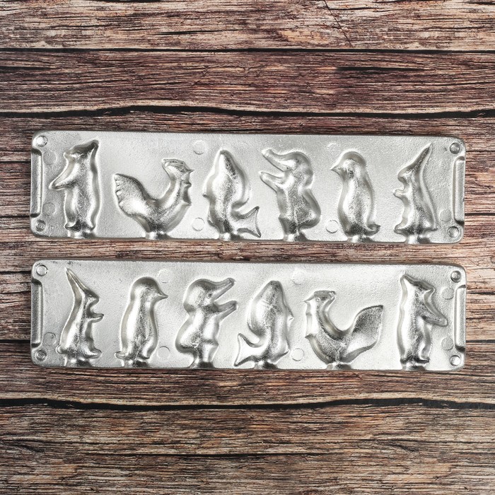 Форма для леденцов "Звери тип 2", без зажима