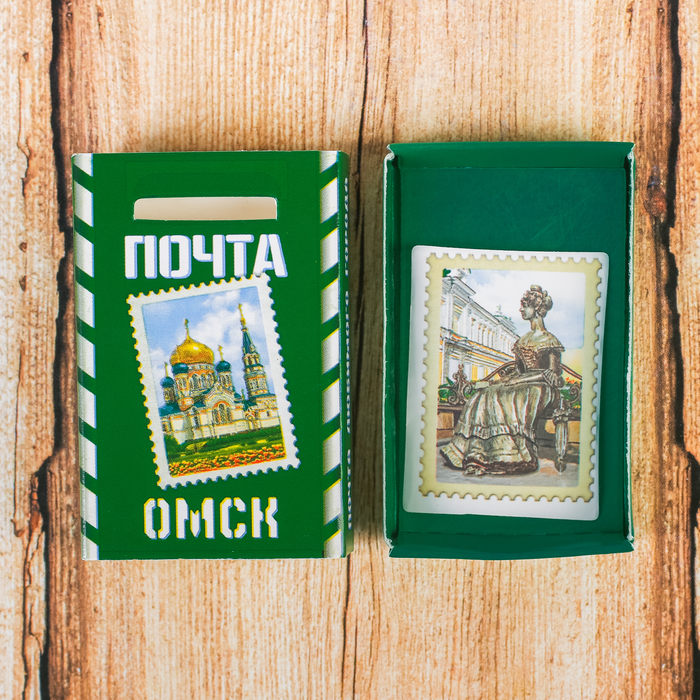 Магнит-спичечный коробок «Омск»