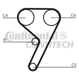 

Комплект ремня ГРМ Contitech CT881K3