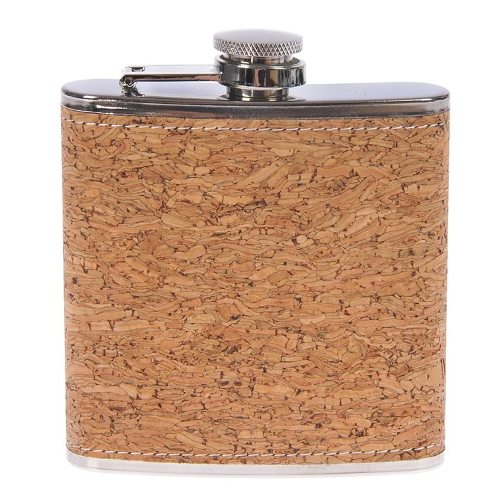 Фляжка 180 мл, под пробку, 9х11 см