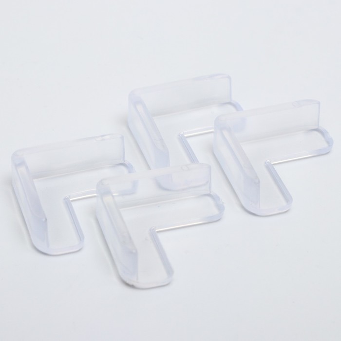 Набор накладок на углы, 4 шт., цвета МИКС