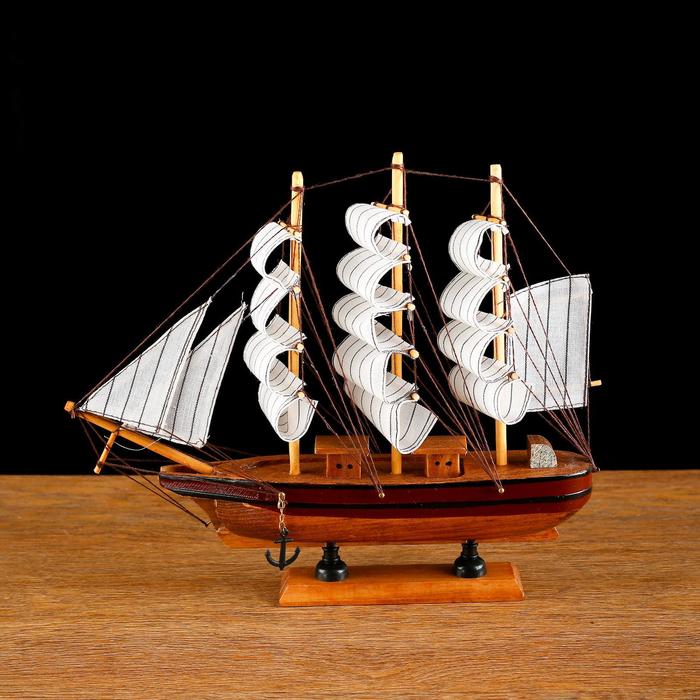Корабль сувенирный средний Вормс, корабль сувенирный средний эмден микс 40х7х36