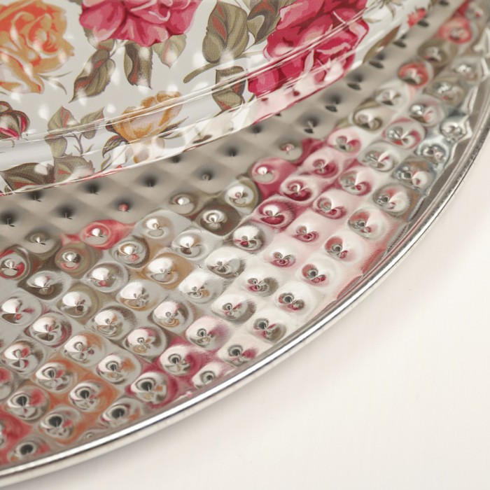 Набор форм для выпечки разъемных 3 шт "Круг. Розарий": 22/24/26,5х7 см