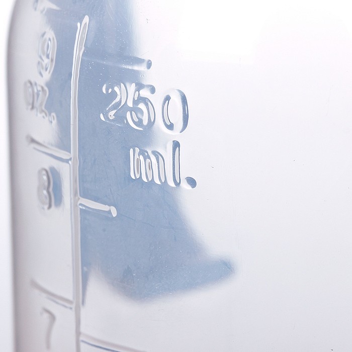 Бутылочка для кормления «Сыночек» с ручками, 250 мл, от 0 мес., цвет голубой