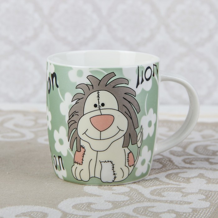 Кружка 300 мл "Животные", цвет МИКС