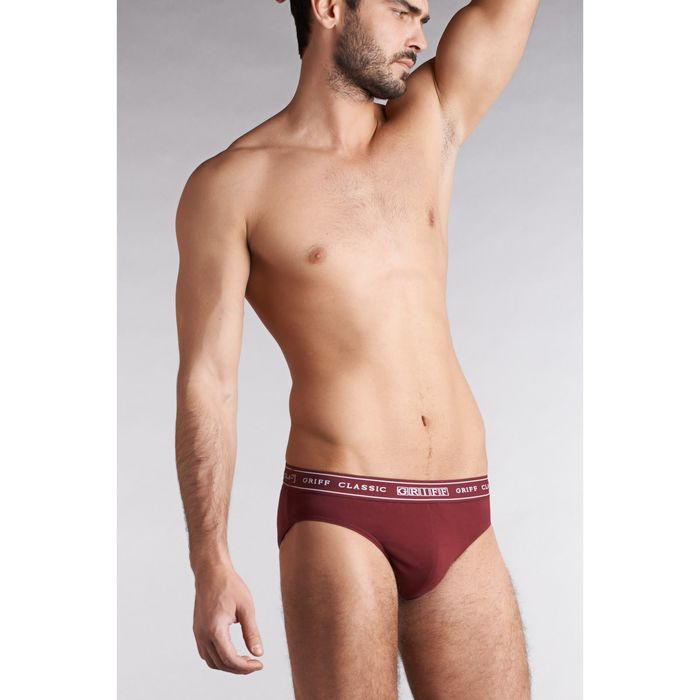 Трусы Griff U01224 Слипы с открытой резинкой, цвет Bordo 52(XXL)