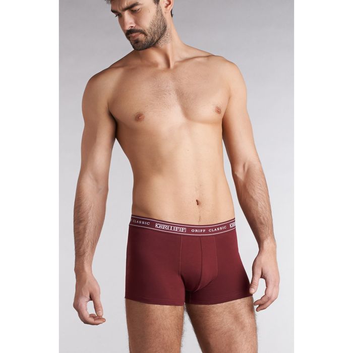 Трусы Griff U01234 Боксеры с открытой резинкой, цвет Bordo 46(M)