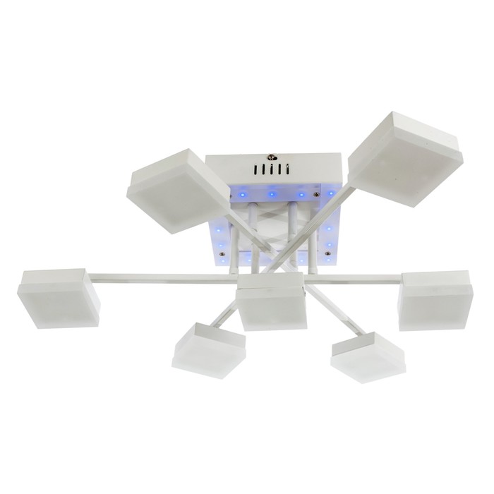 Люстра  "Сэнди" 7 ламп 54W LED белый 62,5х62,5х18 см.