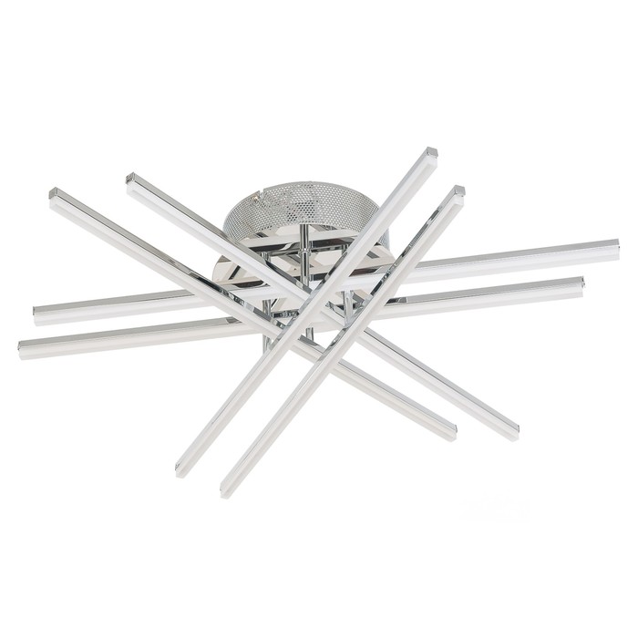 Люстра  "Этнис" 6 ламп 36W LED хром 66х66х11 см.