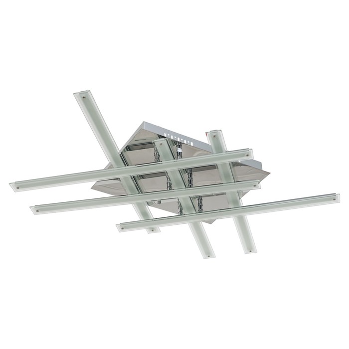 Люстра "Селесте" 6 ламп 84W LED белый 90х65х9 см.