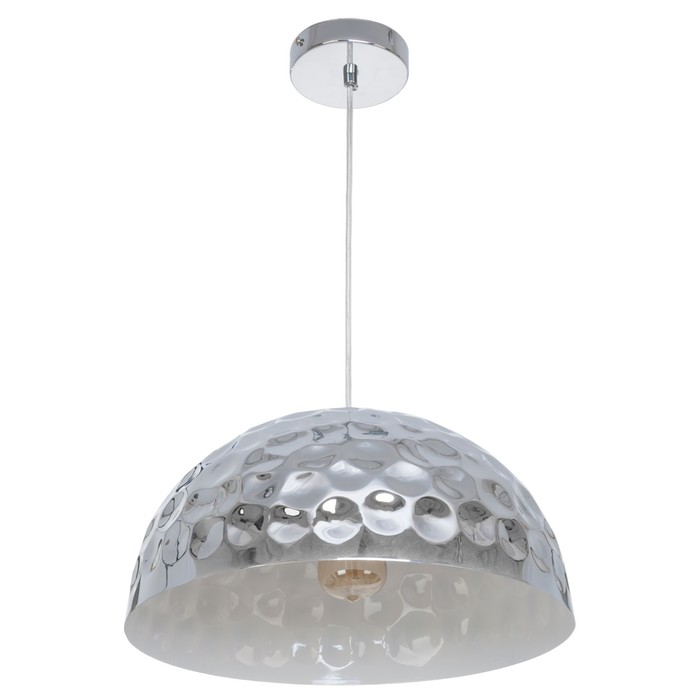 Люстра подвесная  "Фабьен" 1 лампа E27 60W хром 40х40х100 см