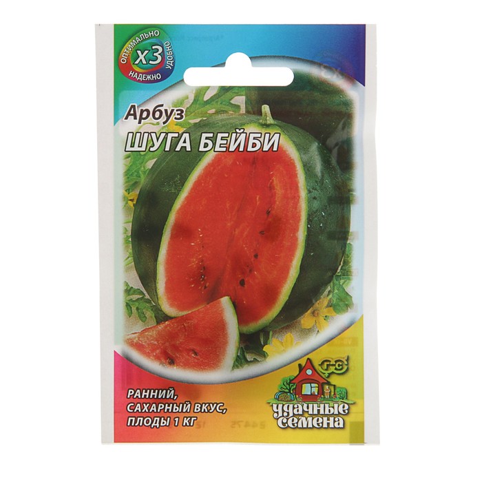 Семена Уд.Сем. Арбуз &quot;Шуга Бейби&quot;, 1 г
